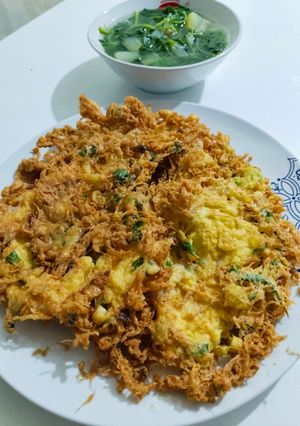 Foto resep Telur dadar kriwil