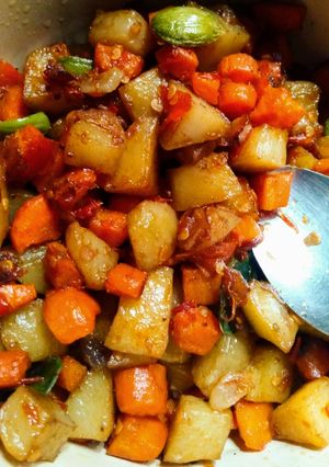 Foto resep Sambal goreng kentang wortel