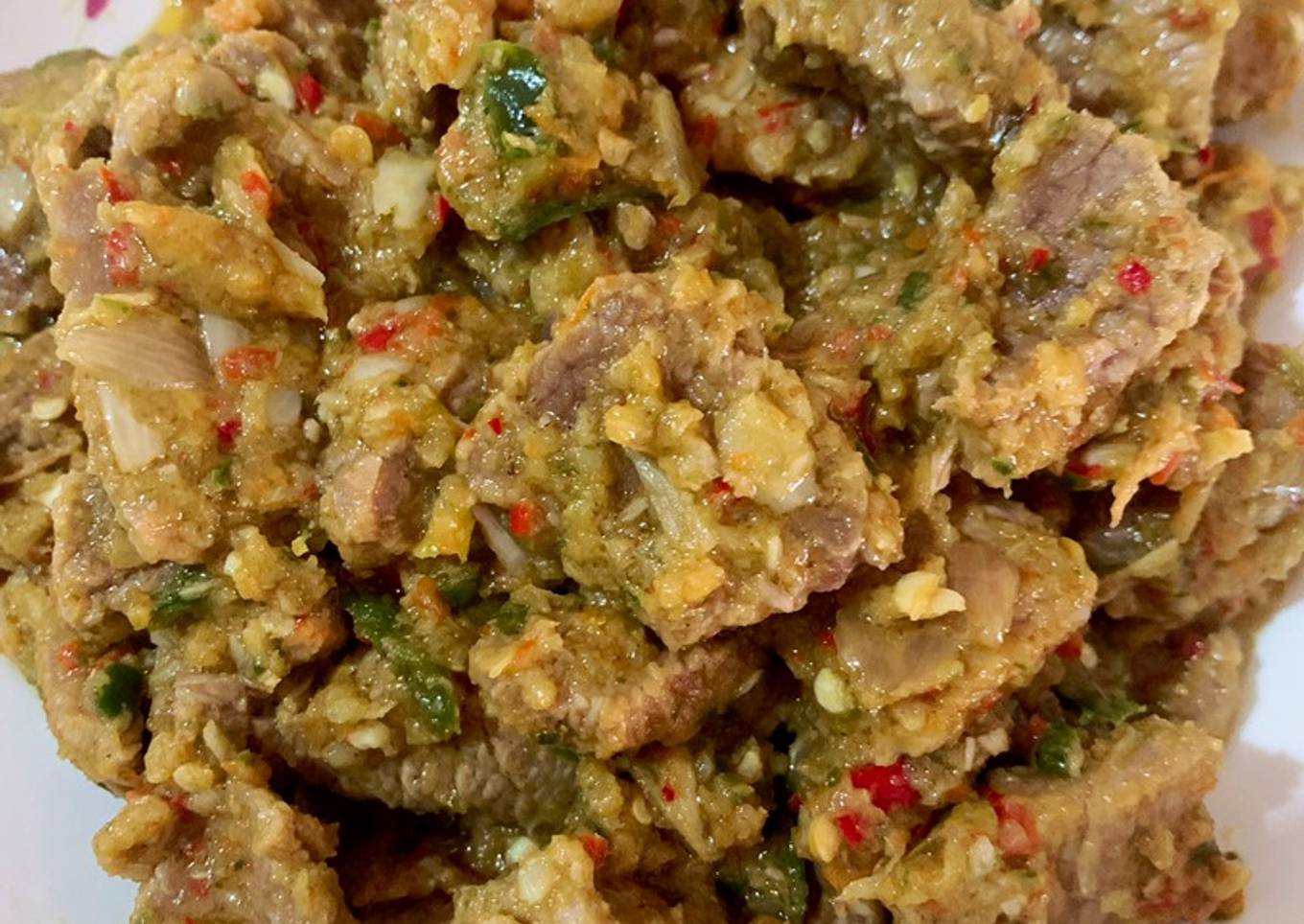 Oseng Granat Daging Sapi
