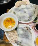 Bánh cuốn nóng từ cơm nguội