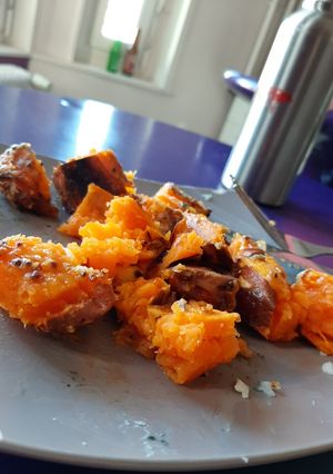 Une photo de Patates douces au roquefort