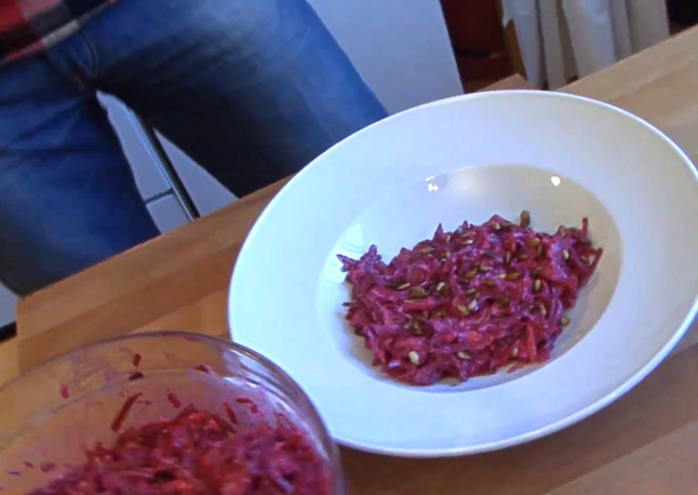 Beetroot apple salad
