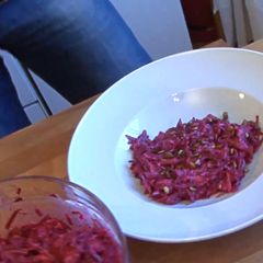 A picture of Beetroot apple salad.