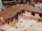 Chocolate Blueberry Cheesecake in AIRFRYER