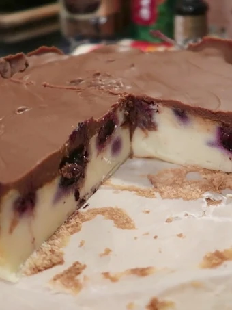 Easy Ways Make|Recipe} Chocolate Blueberry Cheesecake in AIRFRYER the Can Spoil the Tongue, Perfect