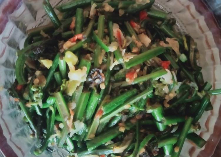 Tumis Pakis sederhana