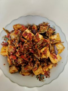 Foto resep Terong Tahu Teri Chili Padi