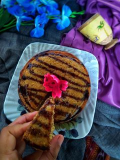 পিনাট বাটার ড্রাই ফ্রুটস কেক(peanut butter dry fruits cake recipe in Bengali) রেসিপির প্রধান ছবি
