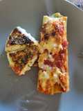 Pasta manicotti rellena