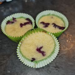 A picture of Lemon Blueberry Muffins.
