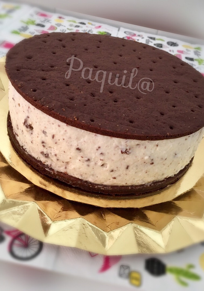 Una foto de Tarta Sándwich de Stracciatella