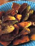 Chips de cascas de abóbora