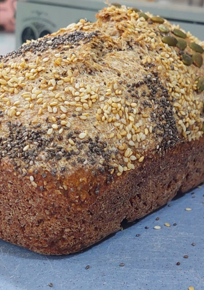Una foto de Pan de molde 100% integral
