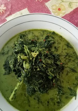 Foto resep Gulai daun ubi tumbuk