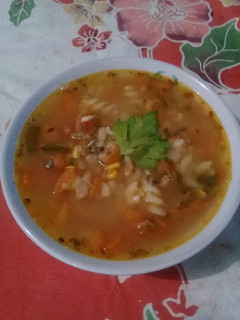 Foto resep Bolognaise Macaroni Soup