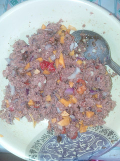 A picture of Sauce for small chops (samosa).