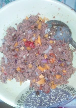A picture of Sauce for small chops (samosa).
