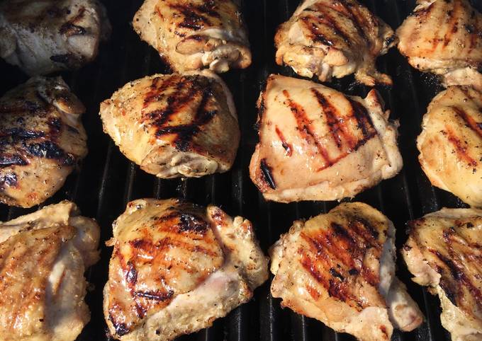 Simple Way to Make Mario Batali Lemongrass chicken thighs