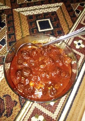 عکسی از دستور خورشت الوی خودم پز😃