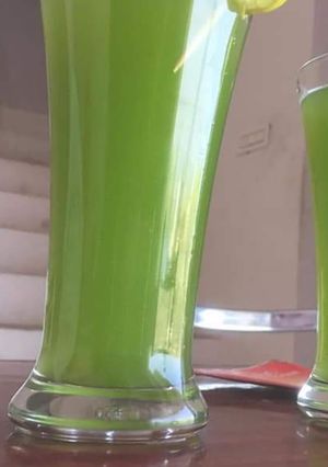A picture of Cucumber Mint juice.