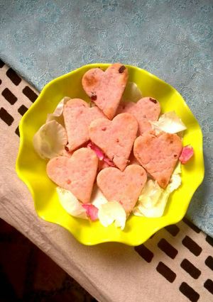A picture of Rose cookies..valentine special.