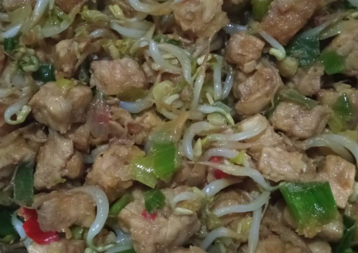 Oseng tempe taoge