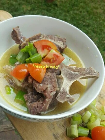 Langkah Gampang Membuat Resep Sop buntut sapi "resep bunda" Anti Ribet, Sempurna