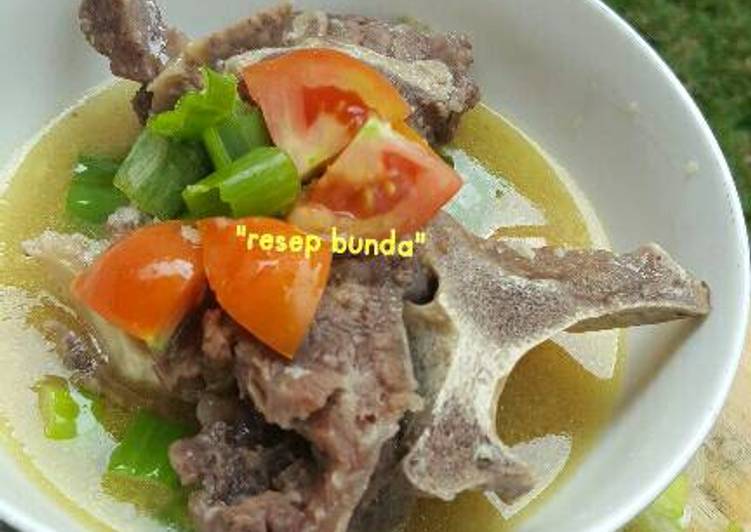 Cara Praktis Menyiapkan Sop buntut sapi &#34;resep bunda&#34; Yang Menggugah Selera