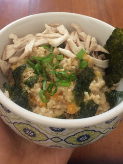 Foto resep Bubur Ayam Oatmeal Simple
