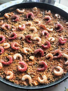 Una foto de Arroz con carabineros/langostinos