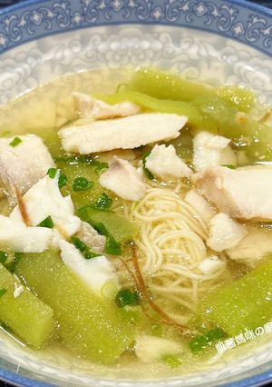 【療癒晚餐】絲瓜魚片湯 的食譜成品照片