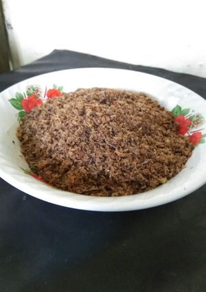 Foto resep Abon kering ikan tongkol