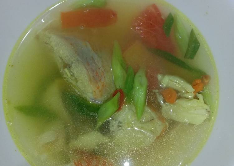 Sup ikan nila simpel