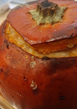 Una foto de Calabaza rellena de carne