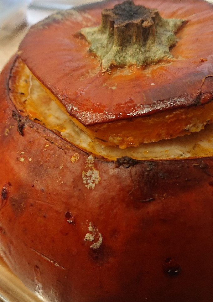 Una foto de Calabaza rellena de carne