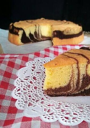 Foto resep Zebra Butter Cake