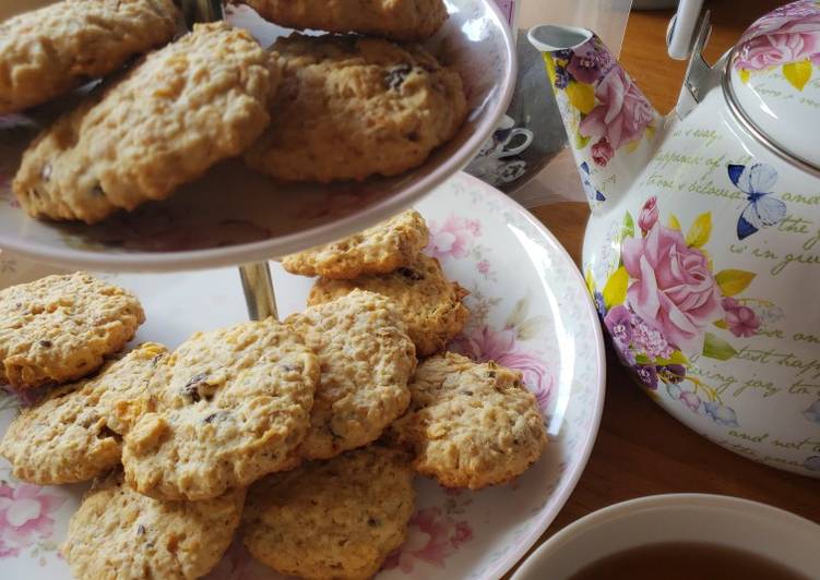 Steps to Prepare Perfect Cookies de Granola, Avena &amp; Miel 🍯🍪😋