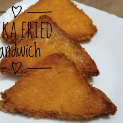 A picture of Tikka fried sandwich.
