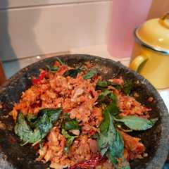 รูปของ Sambal tempe kemangi