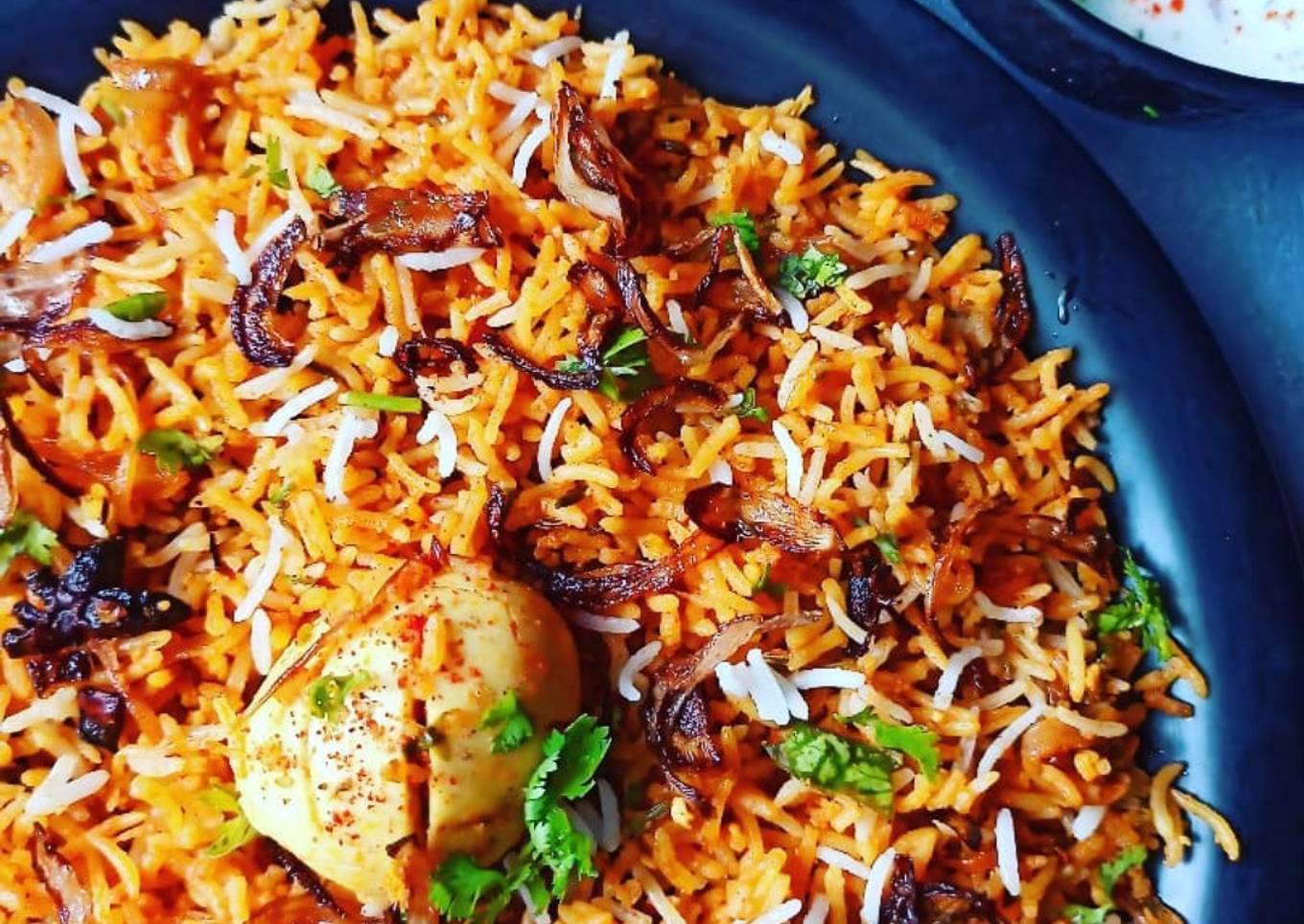 Easy egg biryani