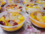 Gambar silky pudding buah