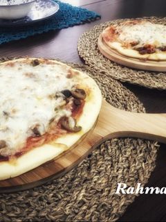 صورة لوصفة بيتزا