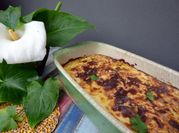 Uma foto de courgette gratinada