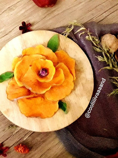 عکسی از دستور چیپس (برگه) کدو حلوایی