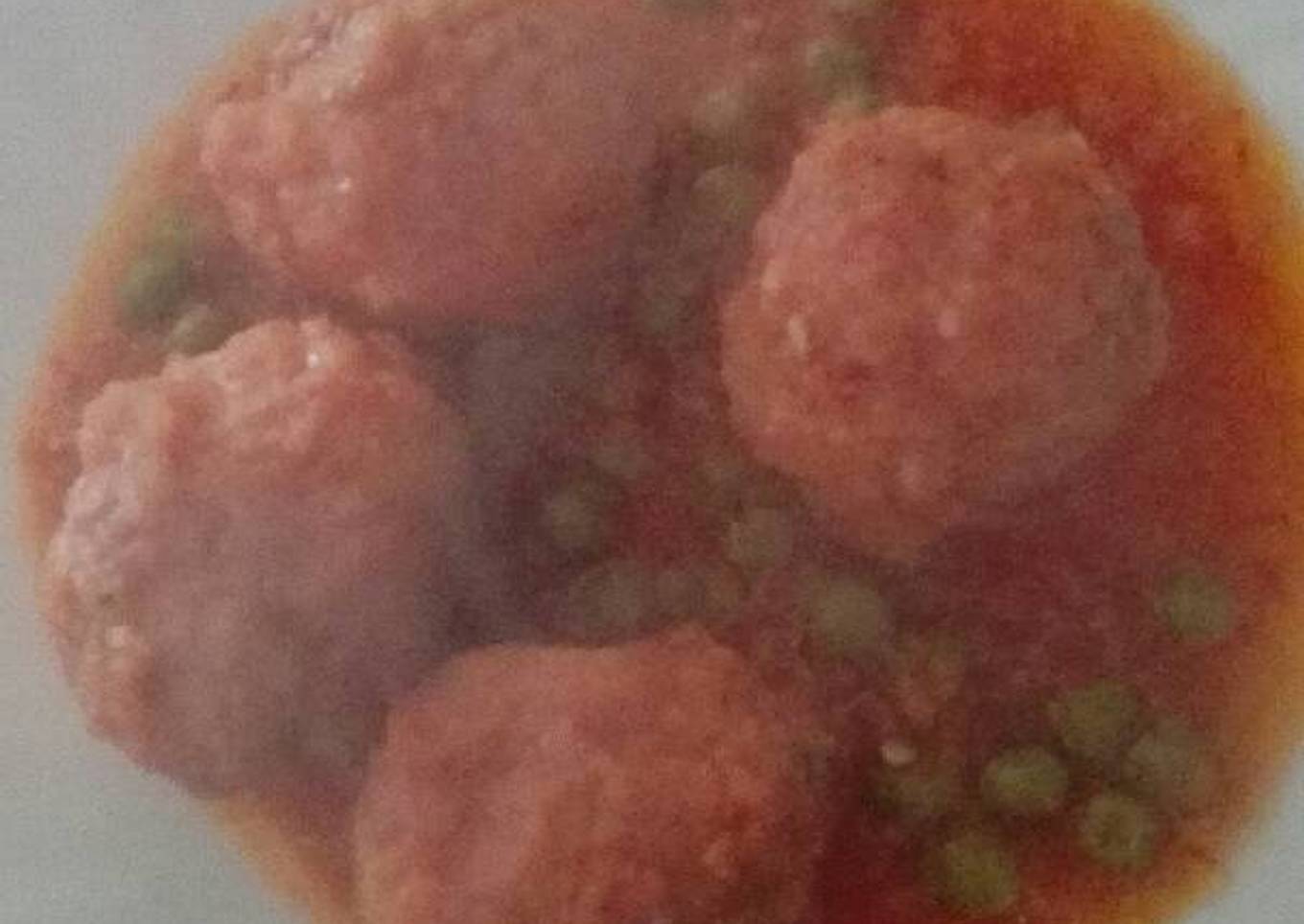 Albóndigas de pollo con salsa de tomate