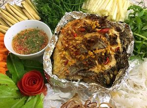 Hình của món 🐟Chép giòn nướng muối ớt.