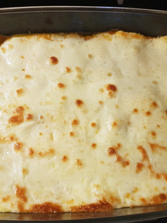 Una foto de Pastel de Polenta y Carne gratinado