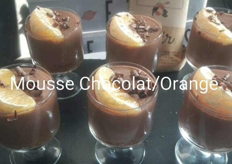 Comment Servir Mousse Chocolat/Orange🍫🍊