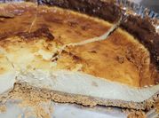 Una foto de cheesecake saludable