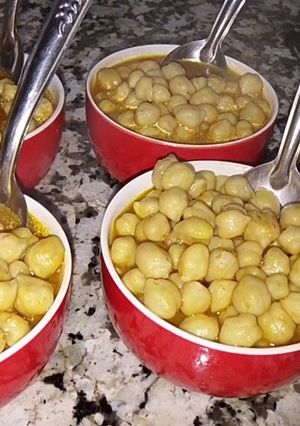 صورة لوصفة حمص كامون (طايب وهاري)